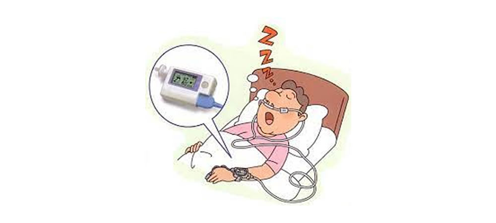 アプノモニタ8による睡眠簡易検査